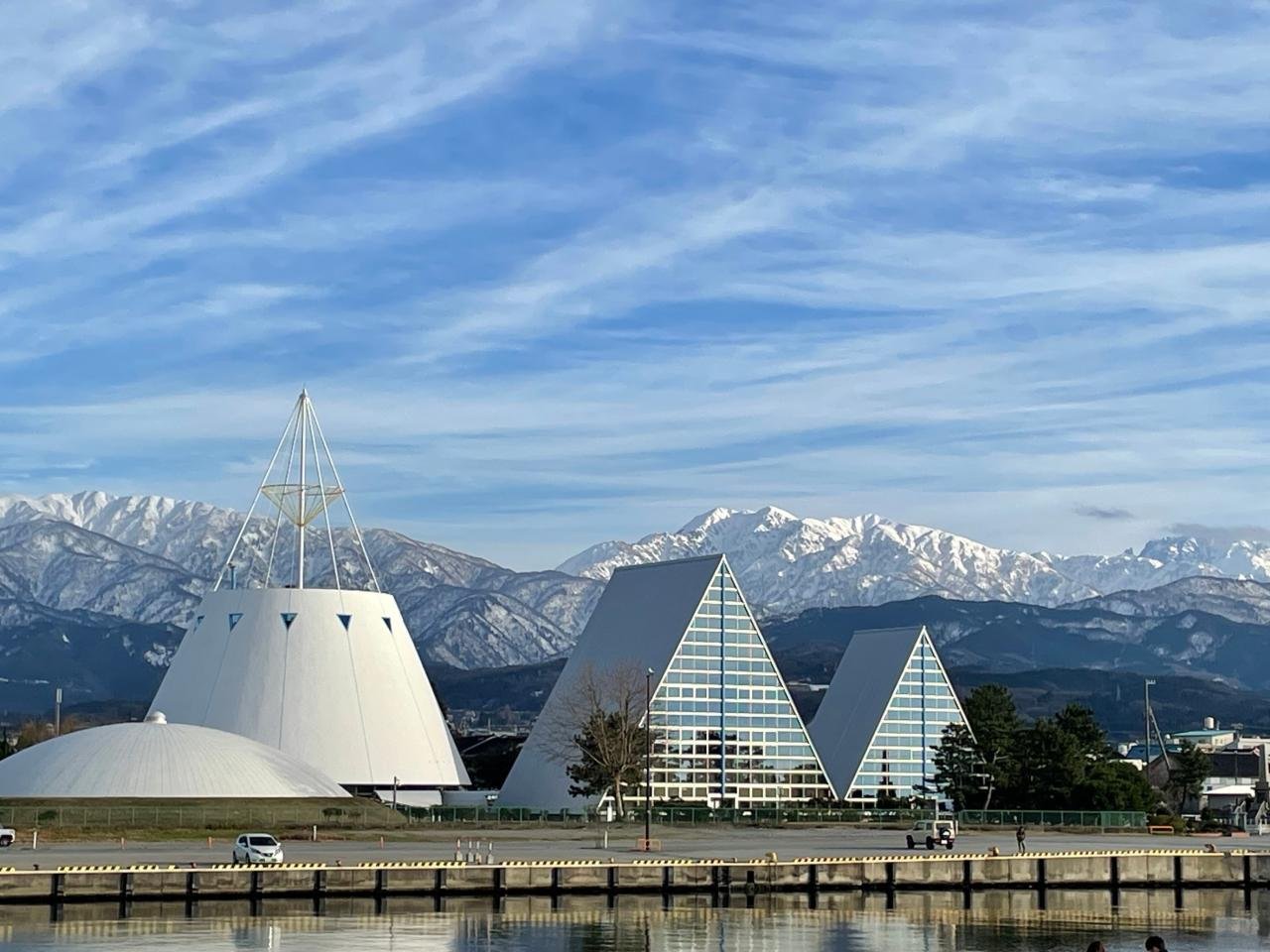 魚津　埋没林美術館　景色