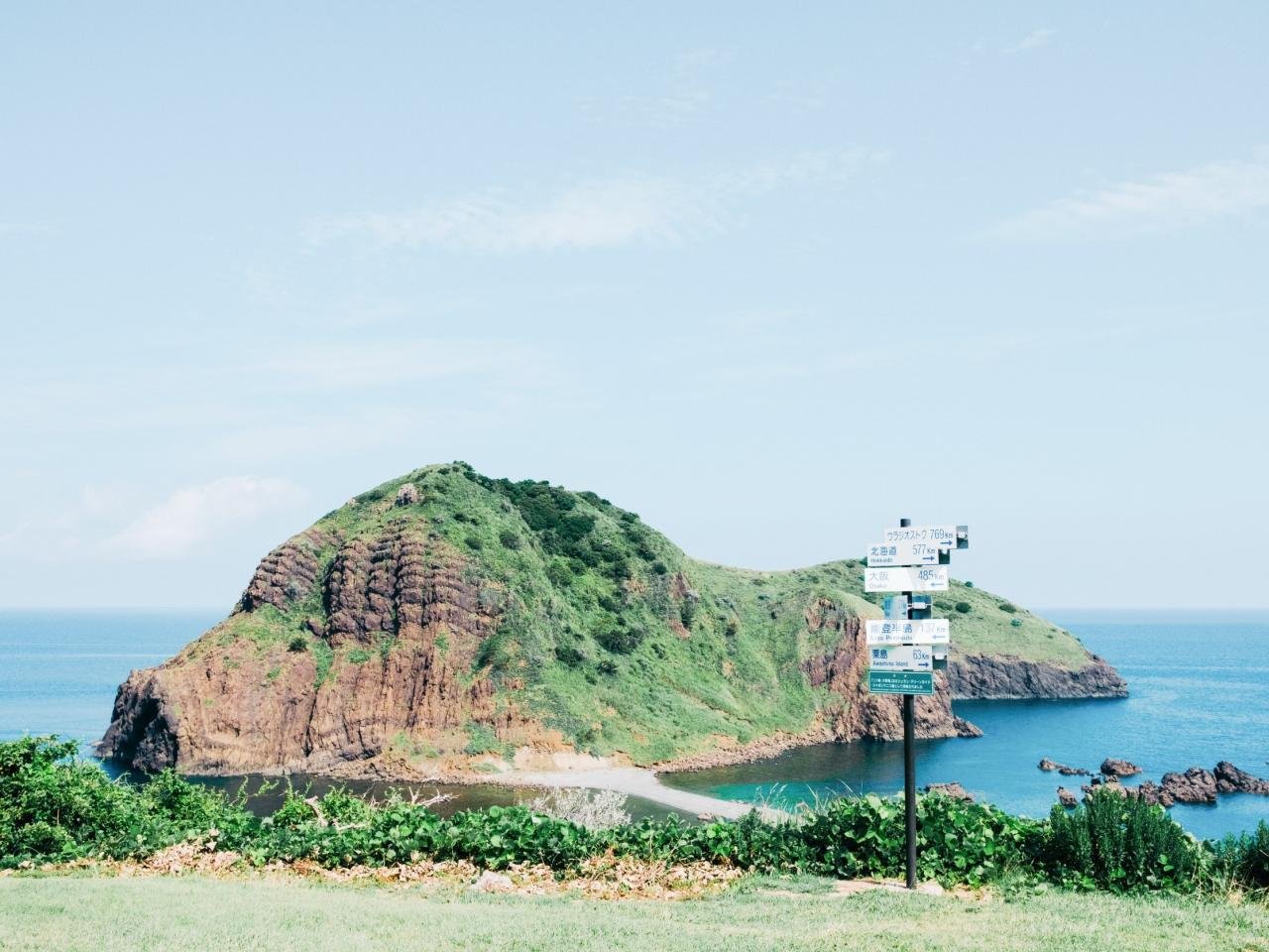 佐渡島　二ツ亀海水浴場